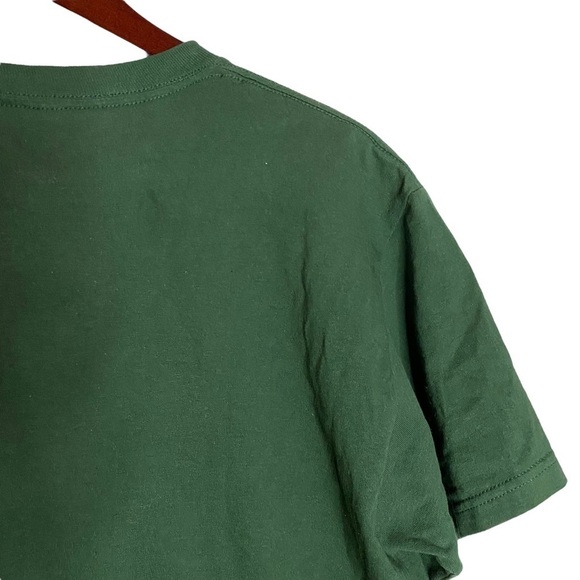 Mad Engine Star Wars Merry Force Be With You Yoda Santa Short Sleeve Tee Medium - Picture 10 of 15